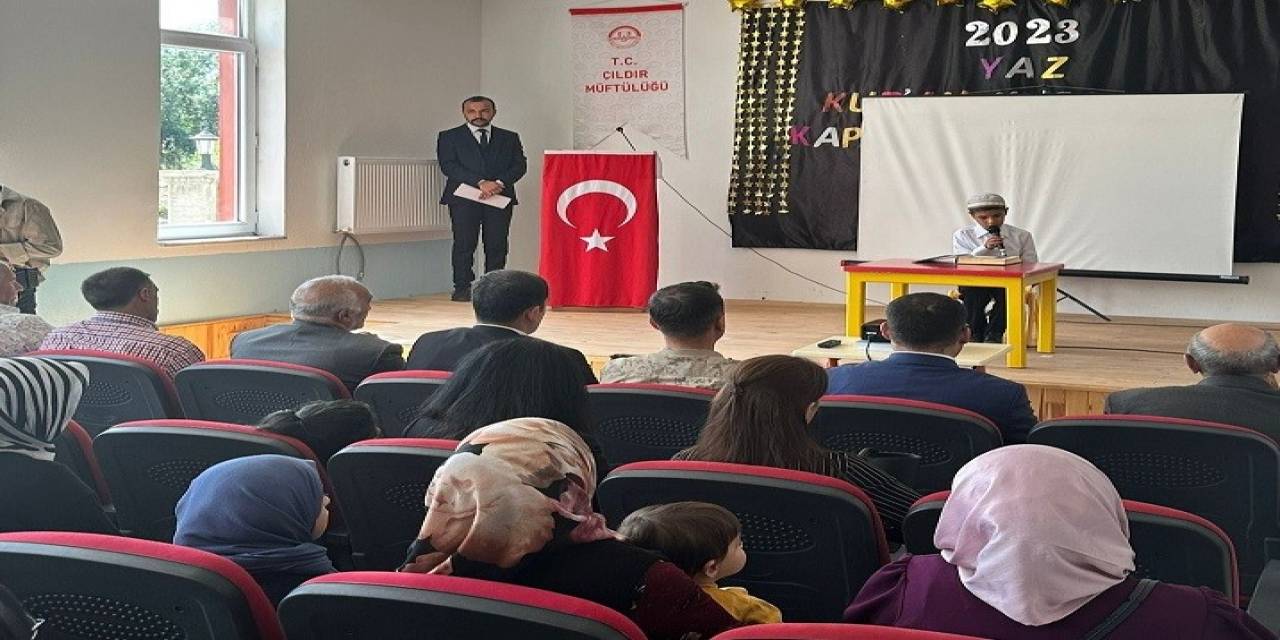 Çıldır’da Yaz Kuran Kursları Kapanış Programı Düzenlendi