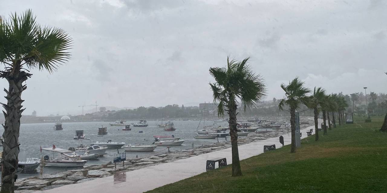 Sıcaktan Kavrulan Kocaelililer Yağmurla Serinledi
