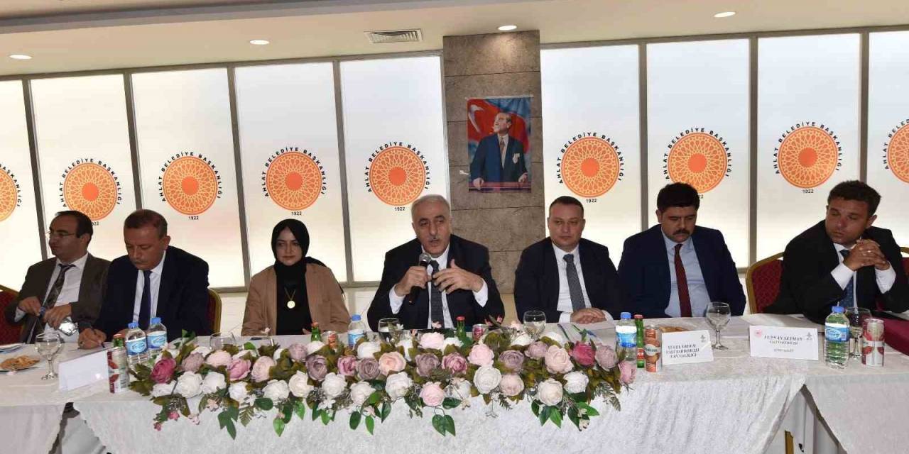 Ahlat’ta ’van Gölü Havzası Koruma Eylem Planı Ve Uygulama Programı’ Toplantısı Yapıldı