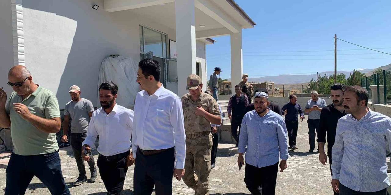 Hamur Kaymakamı Yıldırım, Yukarı Gözlüce Köyü’nde İncelemelerde Bulundu