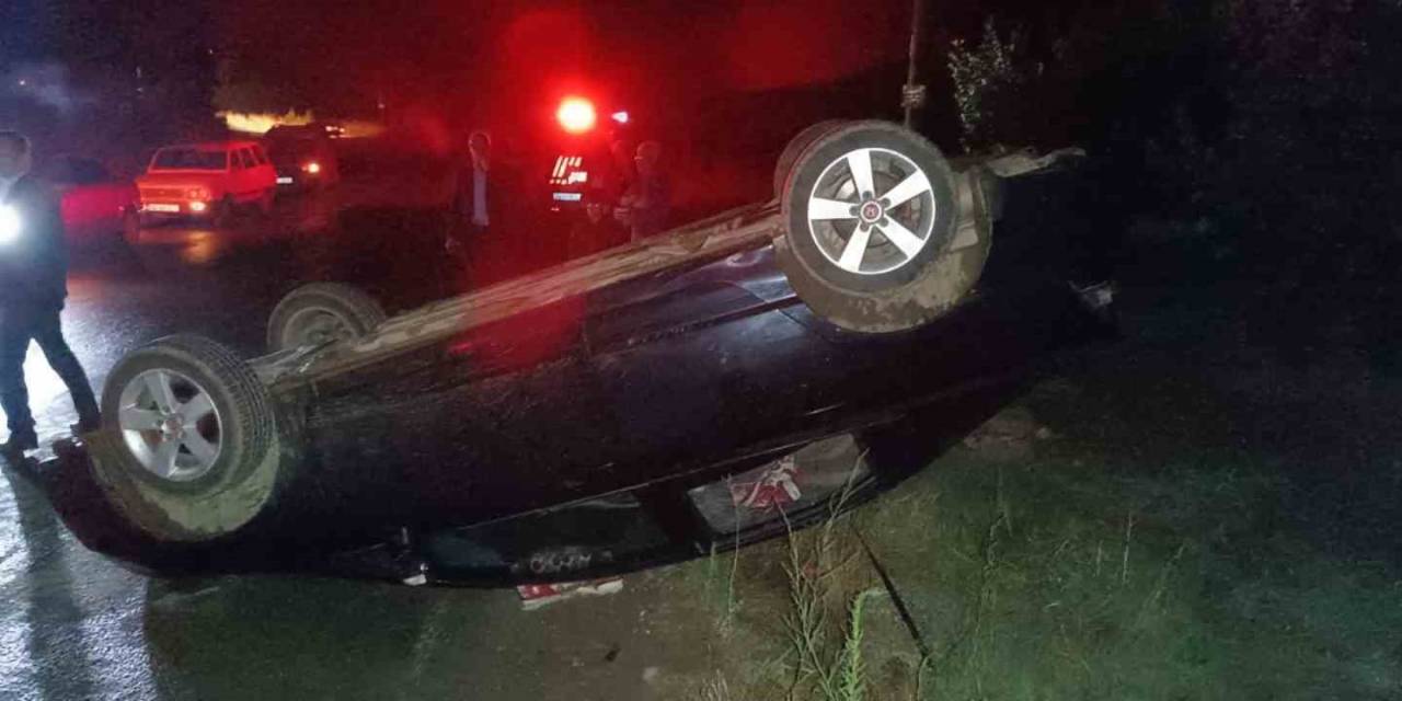 Sakarya’da Otomobil Takla Attı: 1 Yaralı