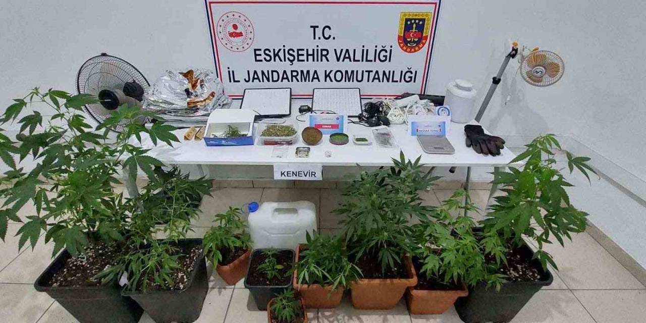 Eskişehir’de Uyuşturucu İmal Edilen Eve Baskın