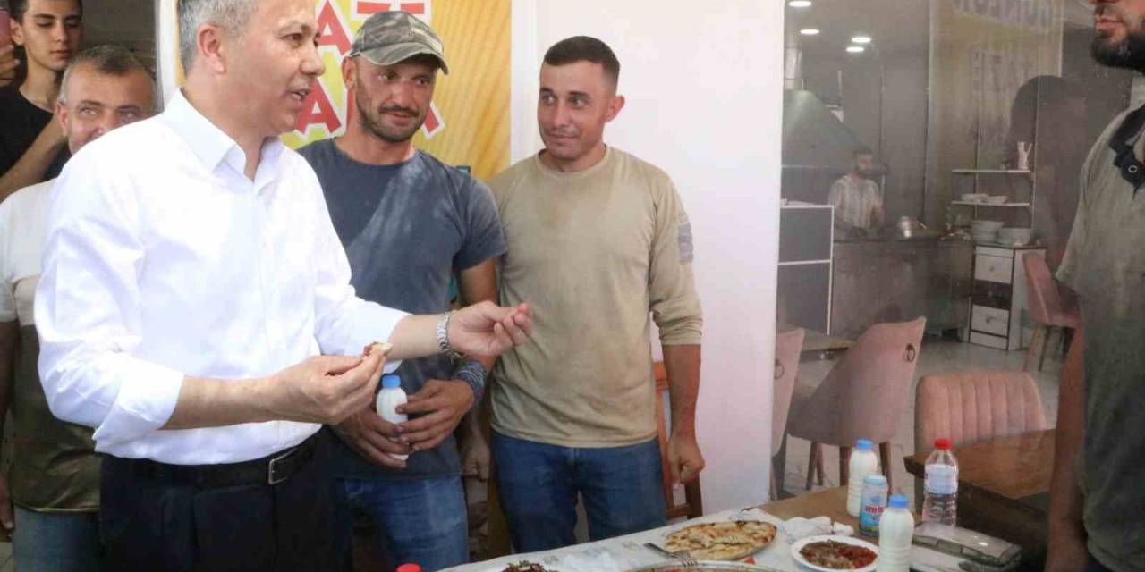 İçişleri Bakanı Yerlikaya Vatandaşların Sofrasına Misafir Oldu