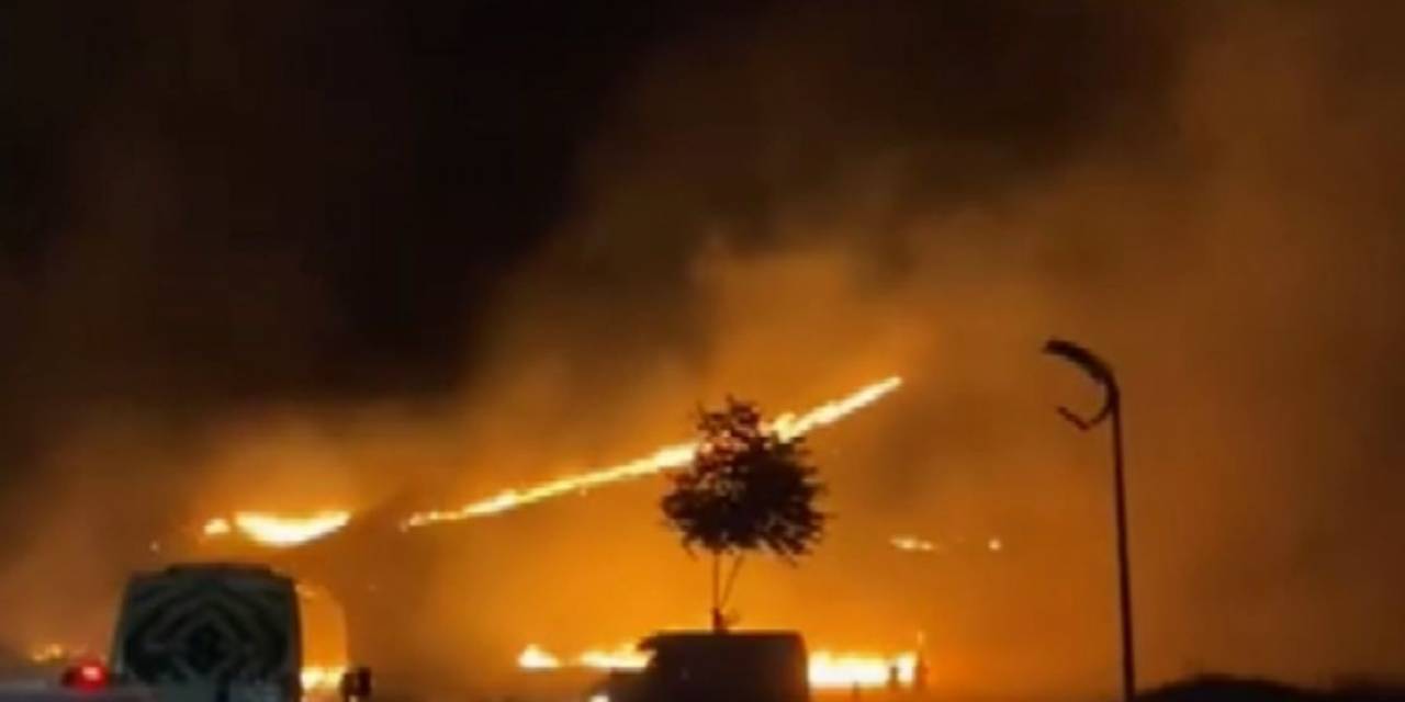 Aksaray’da Piknik Alanı Alev Alev Yandı