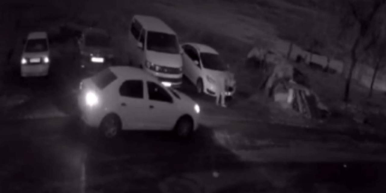 Başakşehir’de Plaka Hırsızlığı Kamerada
