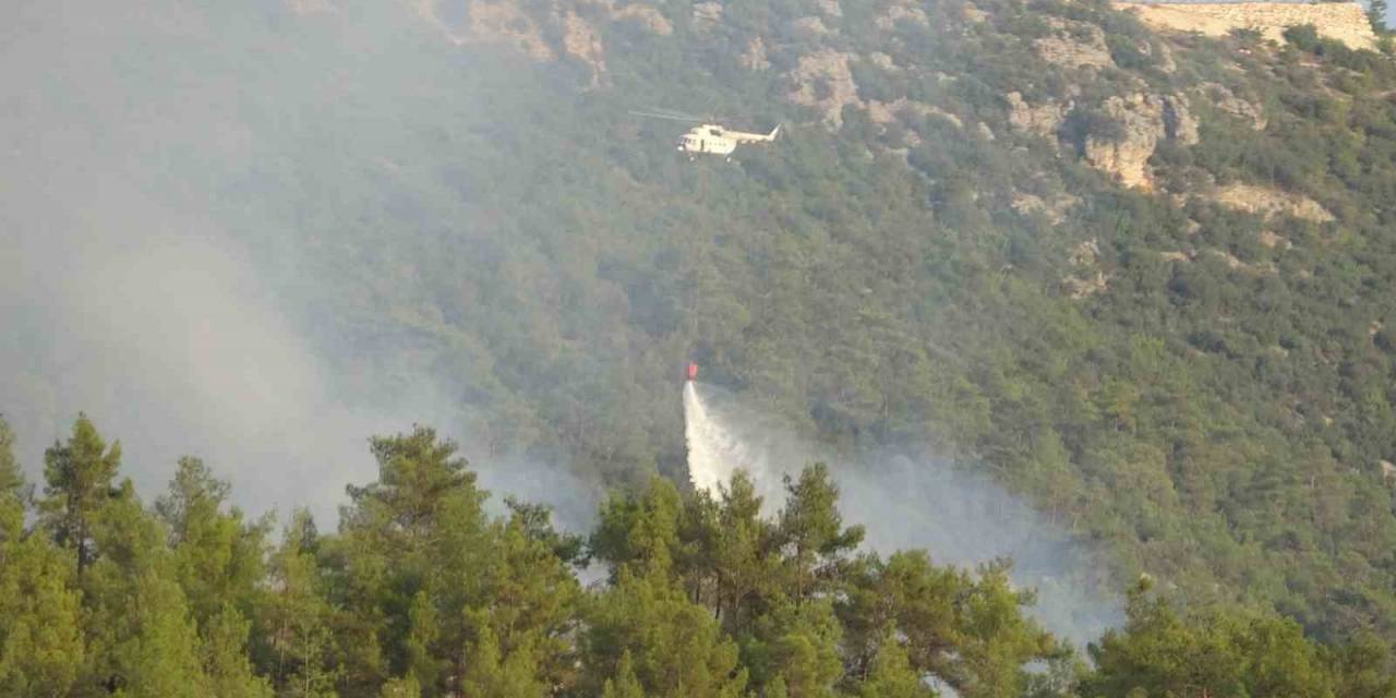 Mersin’de Dünyaca Ünlü Vadide Çıkan Orman Yangını Söndürüldü