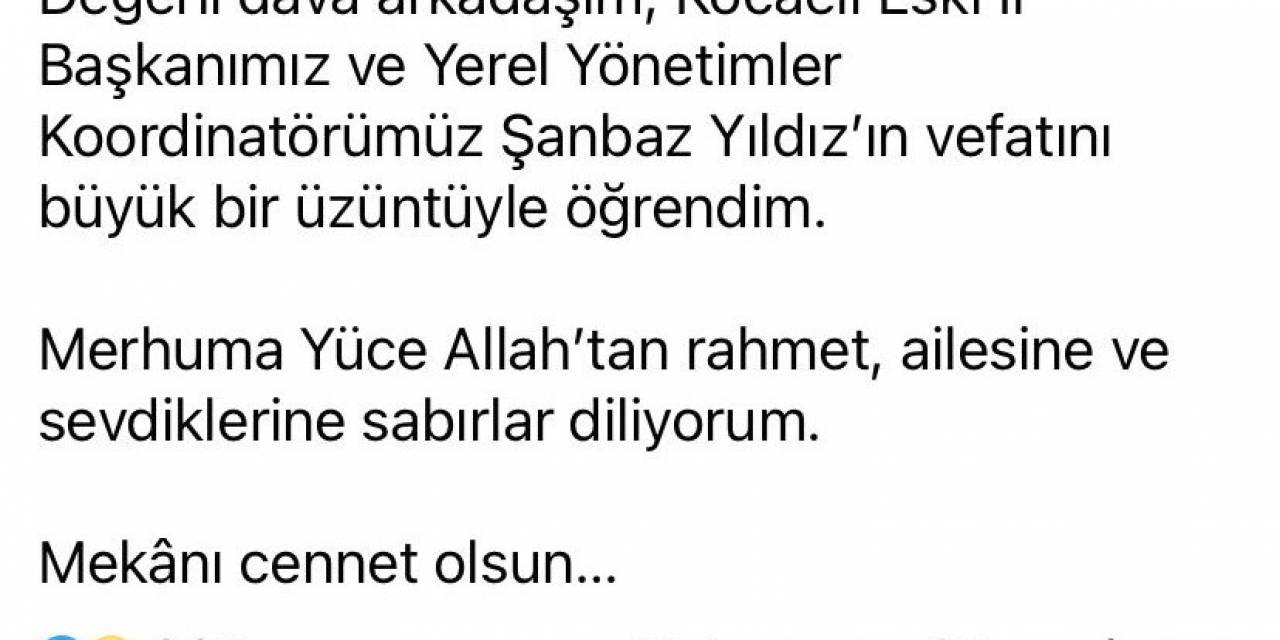 Eski İyi Parti İl Başkanı Hayatını Kaybetti