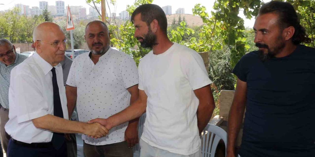 Yenimahalle Belediye Başkanı Yaşar, Mermerci Esnafıyla Buluştu