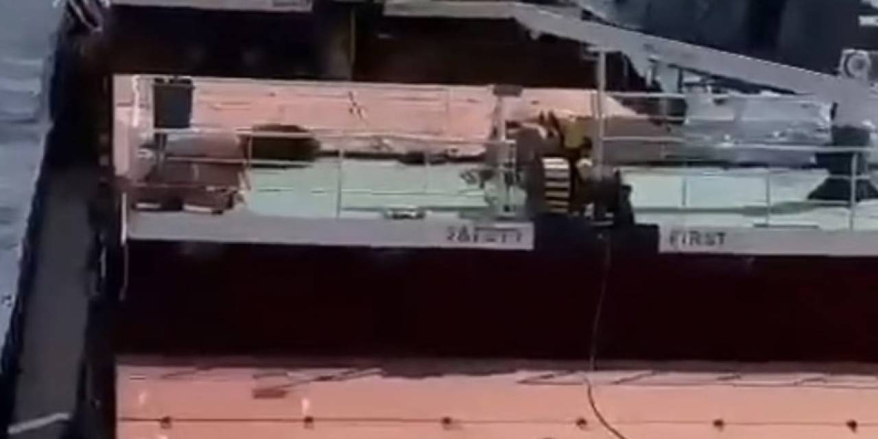 Rus Askerlerinden Türk Gemisine Helikopterli Denetim