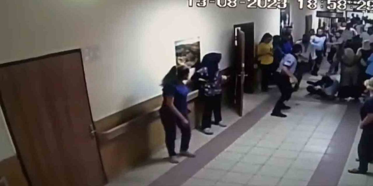 20 Kişi Devlet Hastanesini Bastı, 6 Güvenlik Görevlisi Darp Edildi