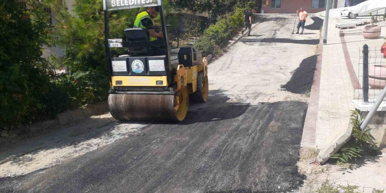 Atakum’da Yol Bakım Çalışması