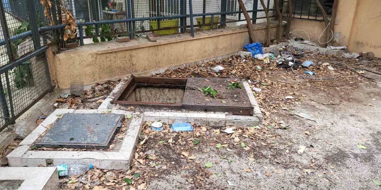 Polisi Gören Hırsız Şüphelisi 5. Kattan Su Kuyusuna Atladı