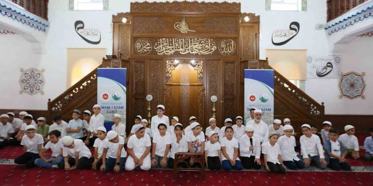 İmamı Azam Cami’de Kur’an Kursu Eğitimleri Tamamlandı