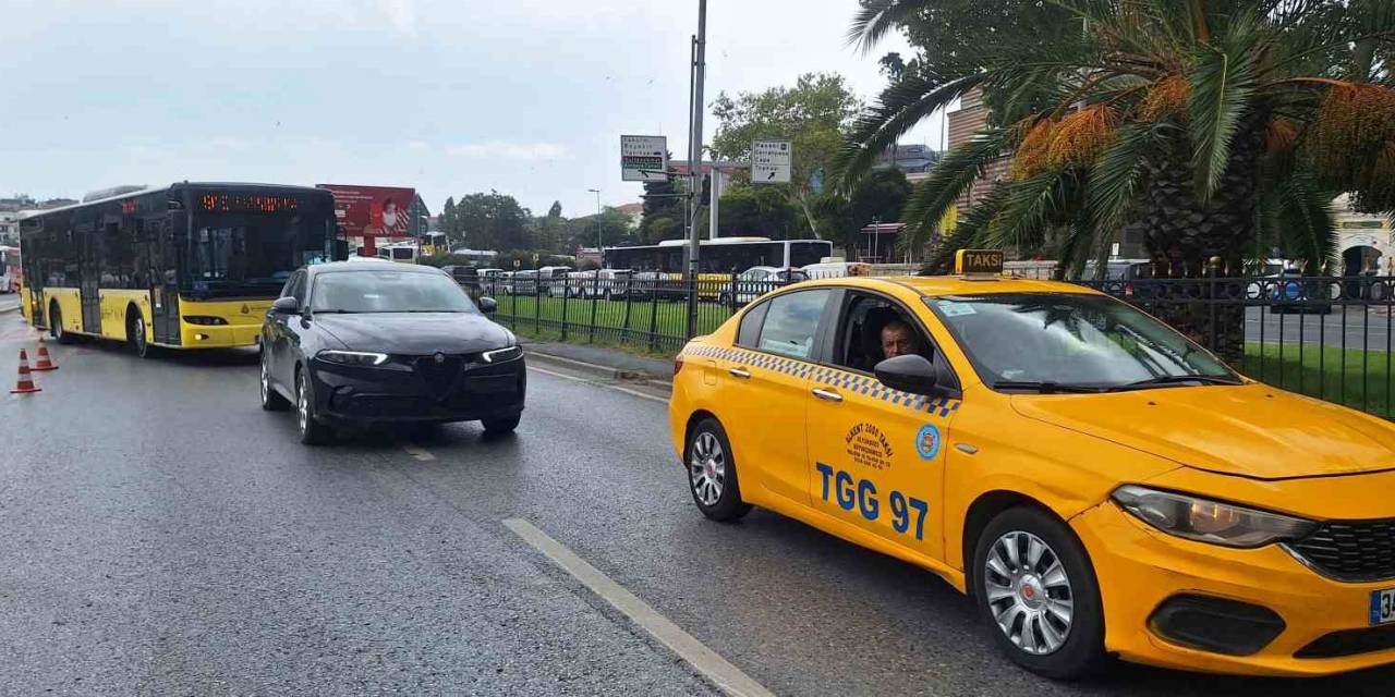 Taksi Denetiminde Aracının Muayenesi Biten Taksi Sürücüsünden Araç Sahibine ‘hayırlı Olsun’ Mesajı