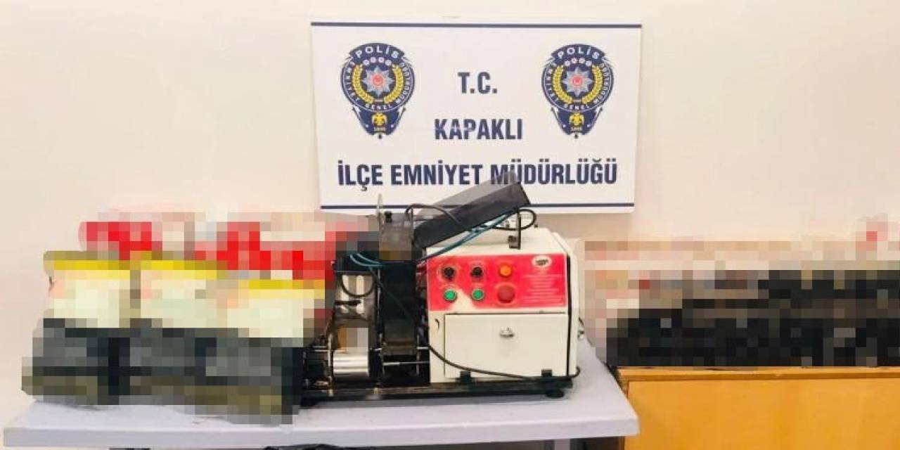 Kapaklı’da Kaçak Tütün Operasyonu