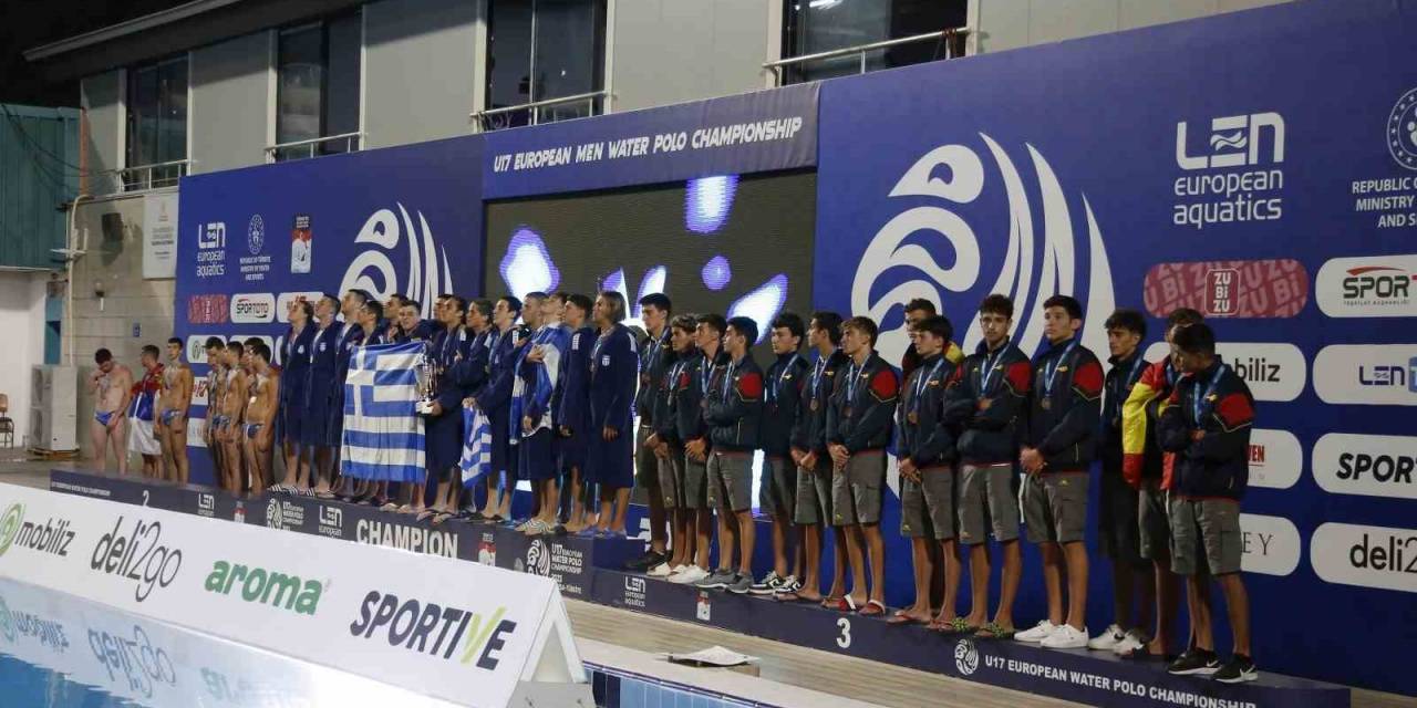 U17 Erkekler Avrupa Sutopu Şampiyonası’nda Yunanistan Şampiyon Oldu