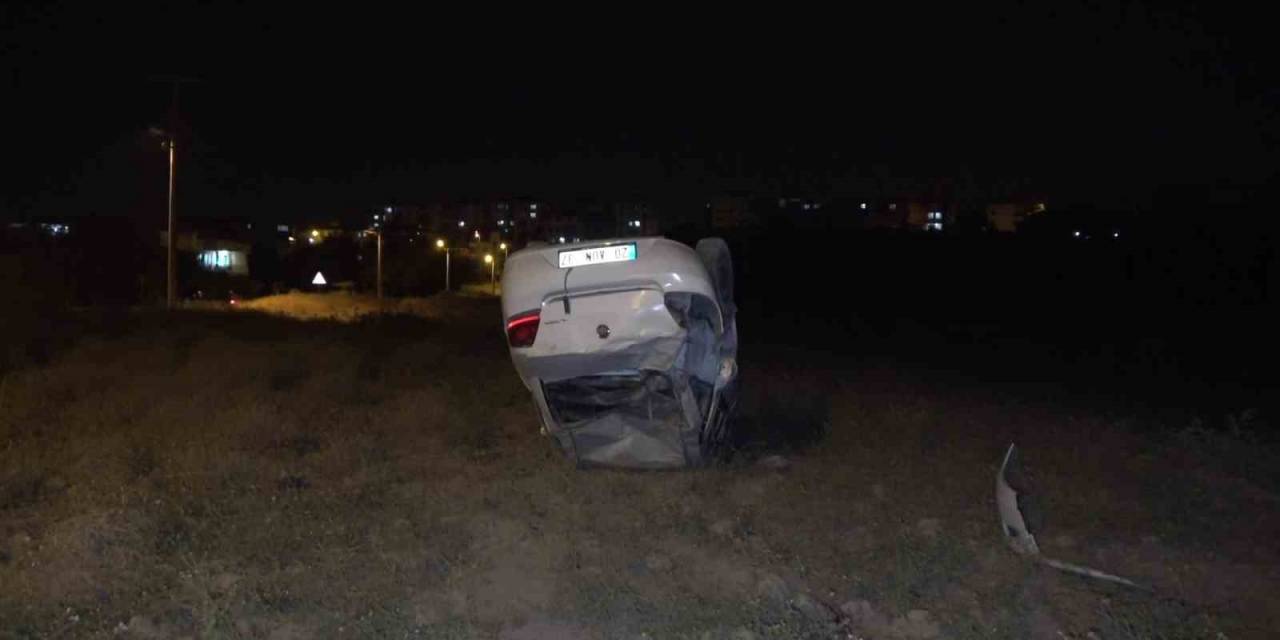 Takla Atan Otomobildeki 1’i Çocuk 4 Kişi Yaralandı