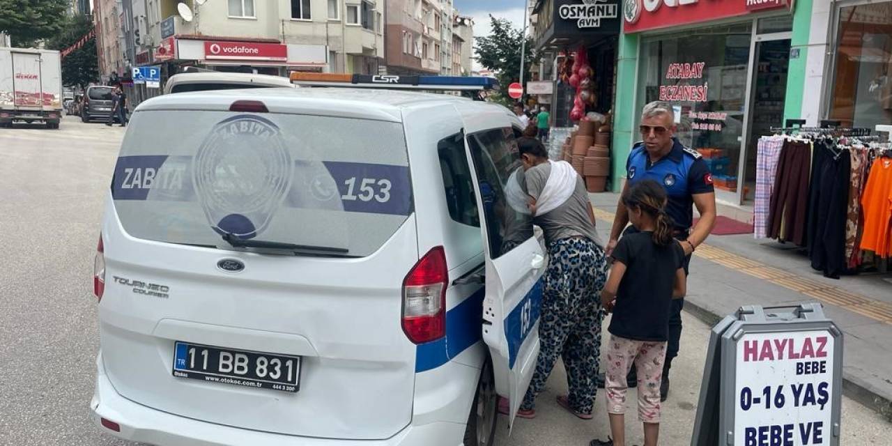 Bilecik’te Zabıtalar Dilenci Avında