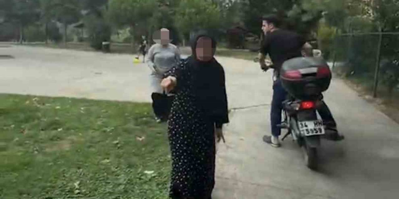İstanbul’da Parkta “köpeğe Top Attın” Kavgası Kamerada: “türbanından Utan” Diyerek Aşağıladı