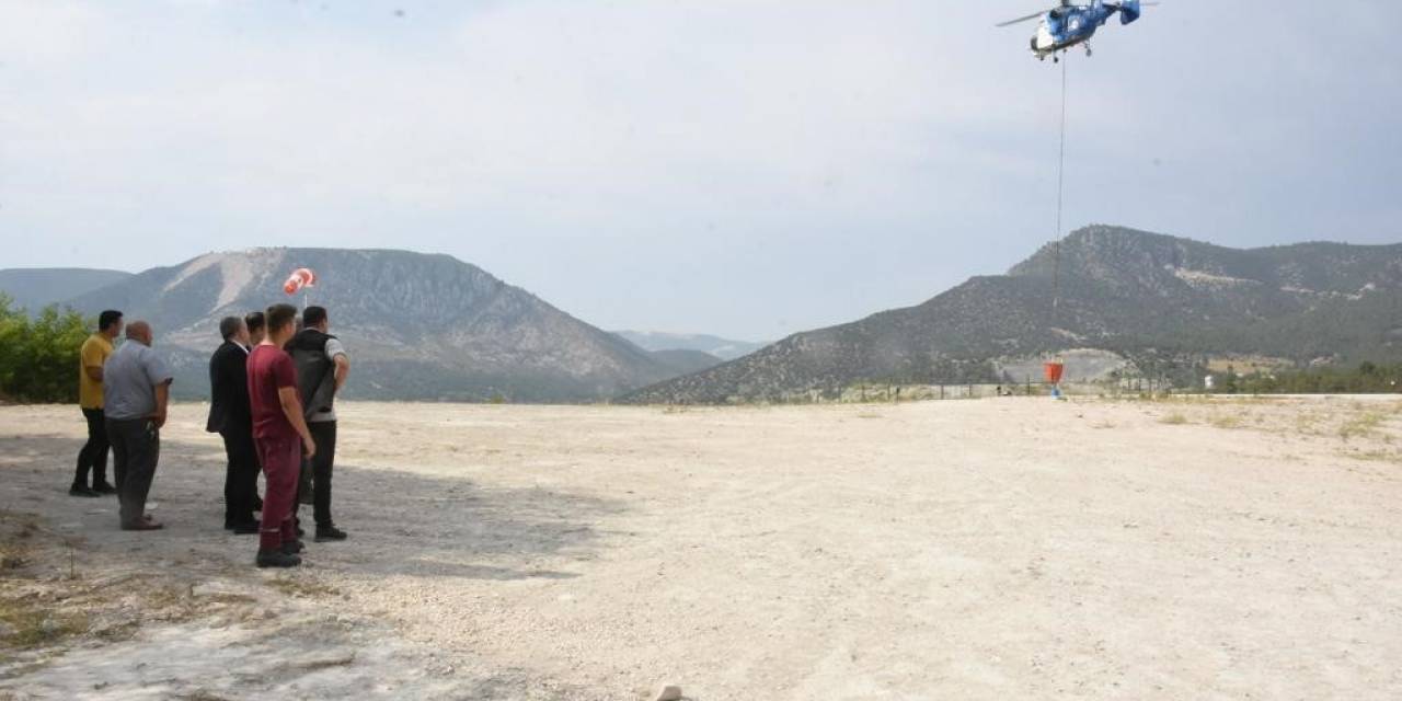 Bilecik’in İlk Yangın Söndürme Helikopteri Göreve Başladı