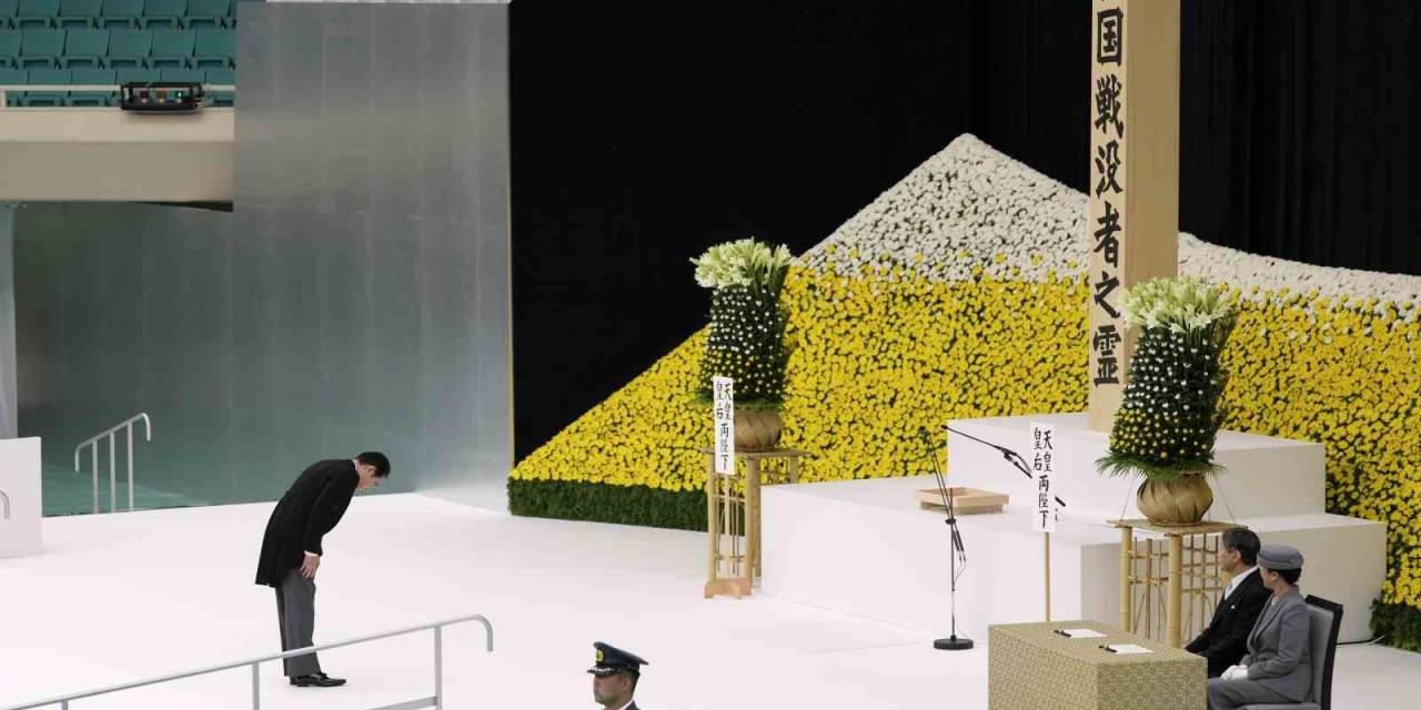 Japonya’da 2. Dünya Savaşı’nın Sona Erişinin 78. Yıl Dönümü İçin Anma Töreni