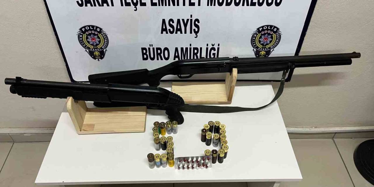 Firari Zanlı Silah Ve Uyuşturucu İle Yakalandı