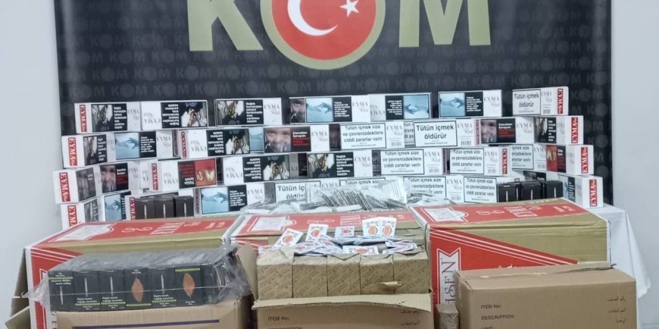 Malatya’da 110 Bin Kaçak Makaron Ele Geçirildi