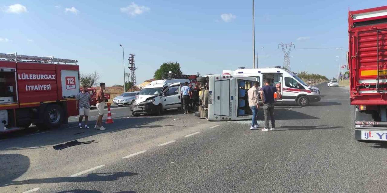 Kırklareli’nde Trafik Kazası: 3 Yaralı