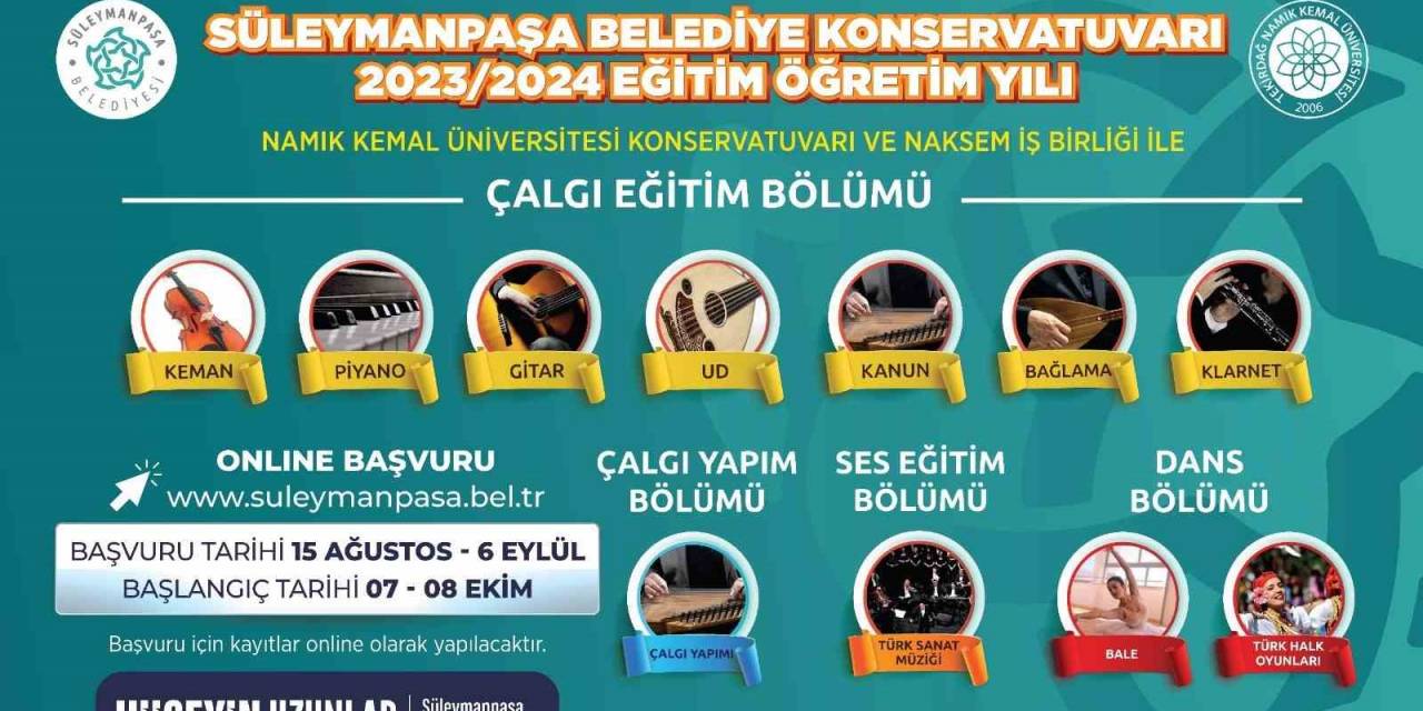 Belediye Konservatuvarı Kayıtları Başladı