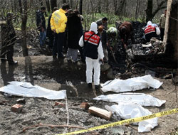 5 cenaze Trabzon'a gönderildi