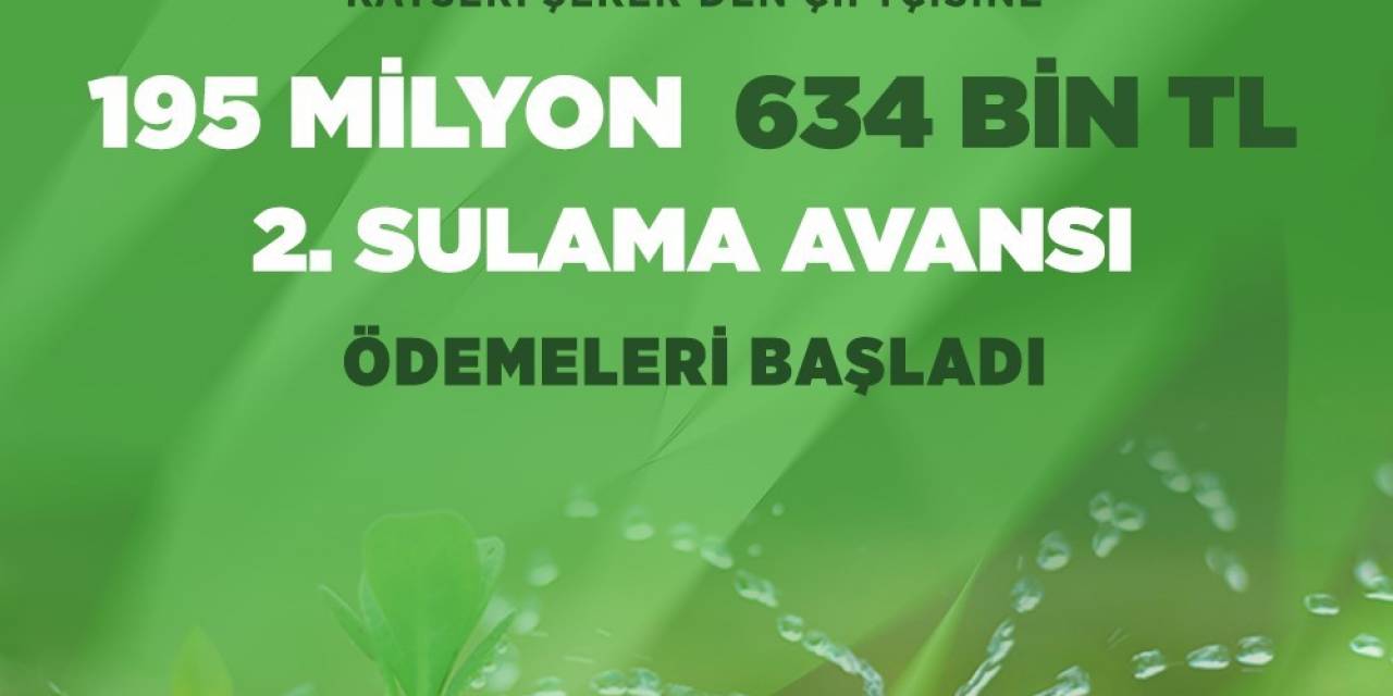 Kayseri Şeker Çiftçinin Yüzünü Yine Güldürdü