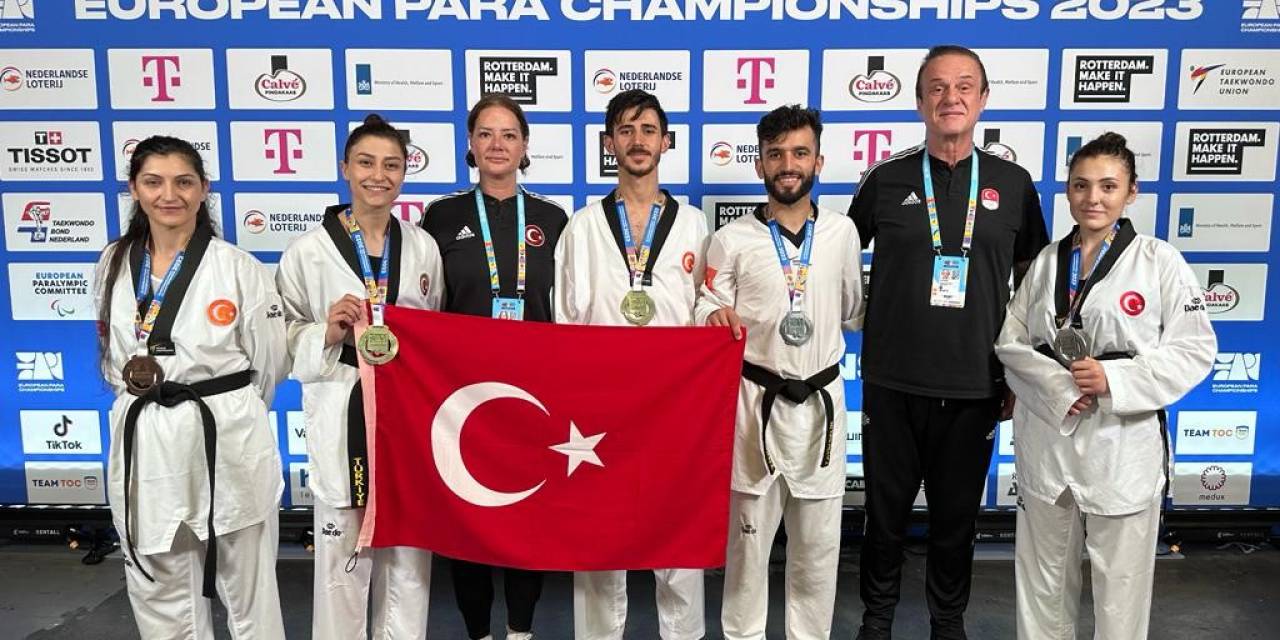 Para Tekvandoculardan 5 Madalya Birden