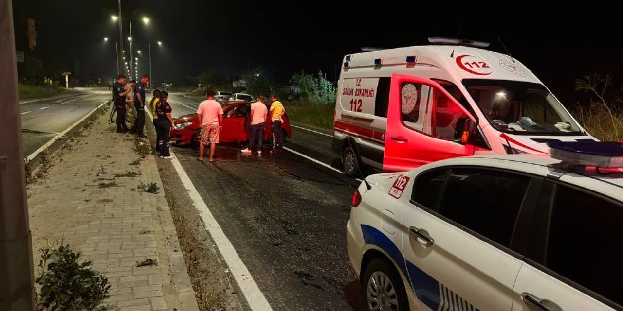 Refüje Çarptı: 1 Yaralı