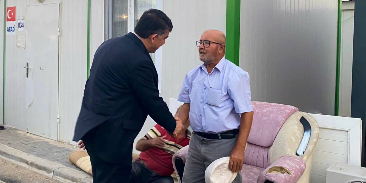 Fadıloğlu, Depremzedeler İle Bir Araya Geldi