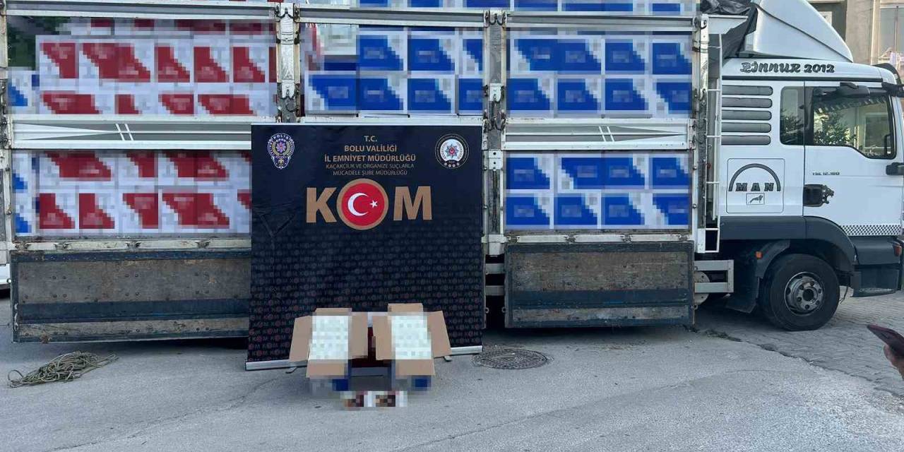 Bolu’da 5 Milyon Değerindeki Kaçak Sigara Ürünleri Ele Geçirildi