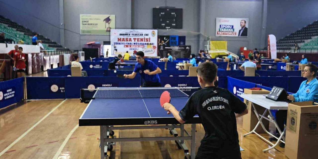 Anadolu Yıldızlar Ligi Masa Tenisi Türkiye Şampiyonası Denizli’de Başladı