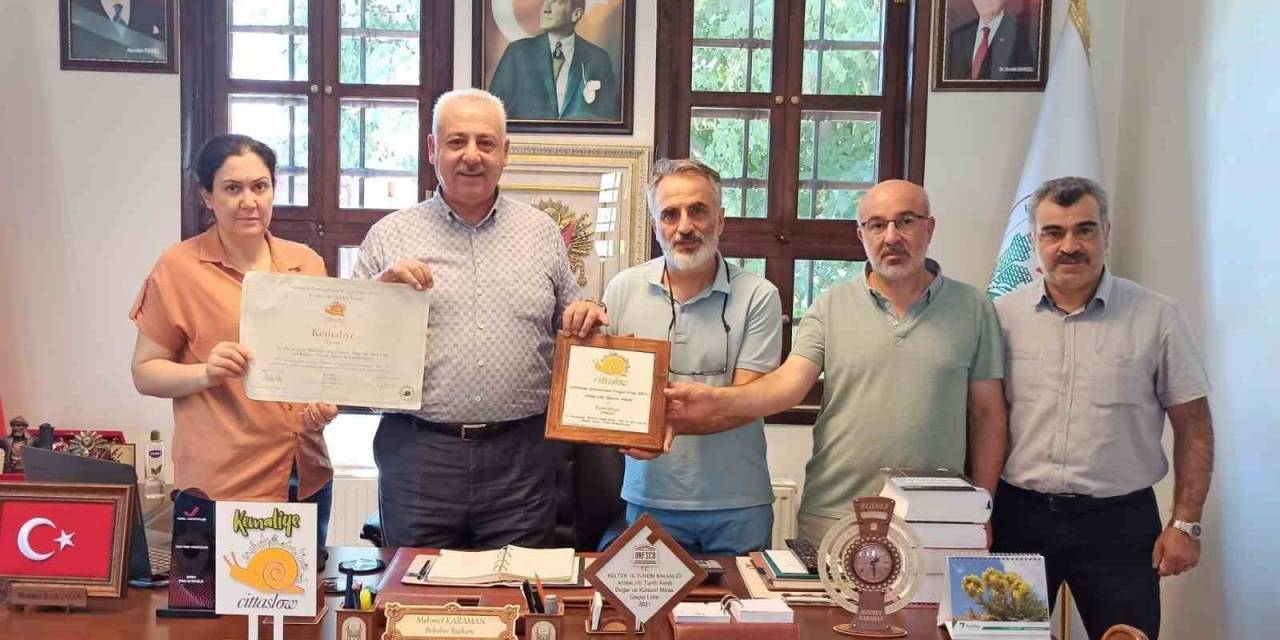 Kemaliye’ye Cittaslow’dan Ödül