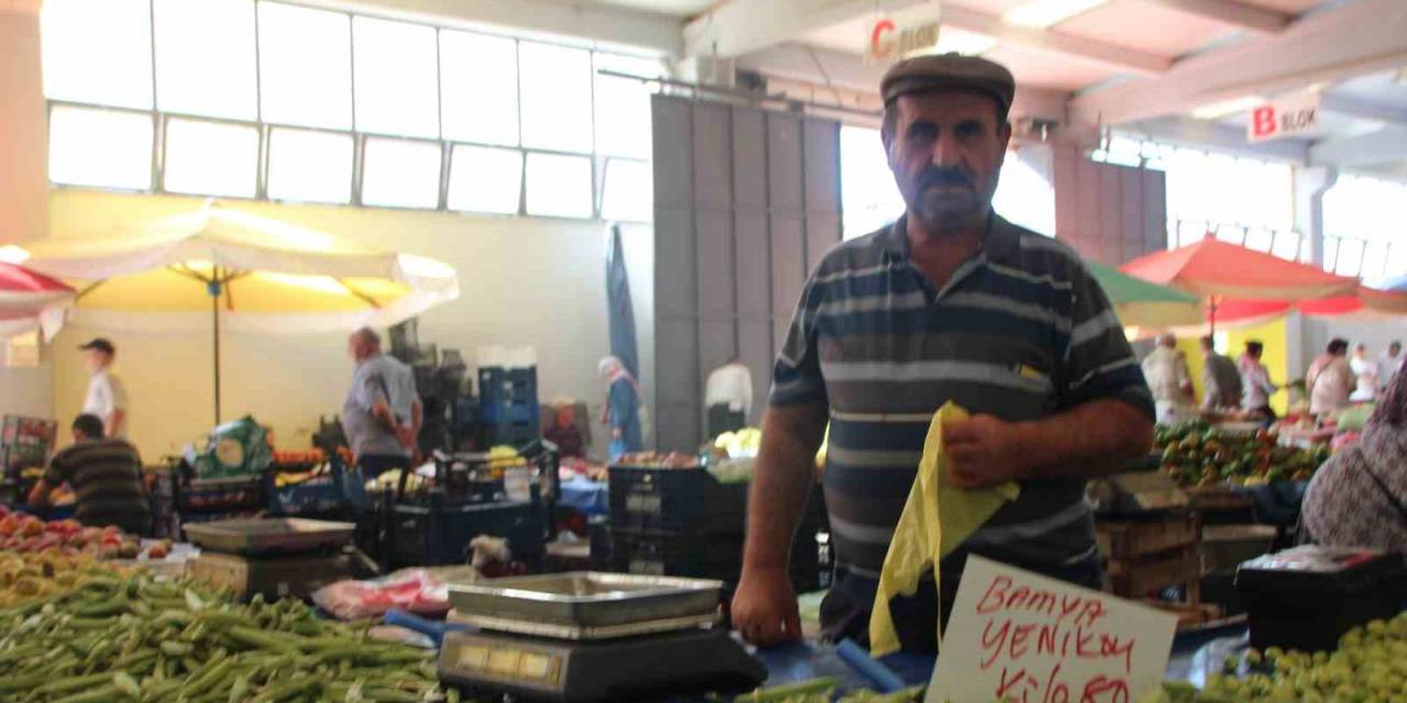 Yerli Bilecik Bamyanın Kilosu 80 Liradan Tezgâhlarda