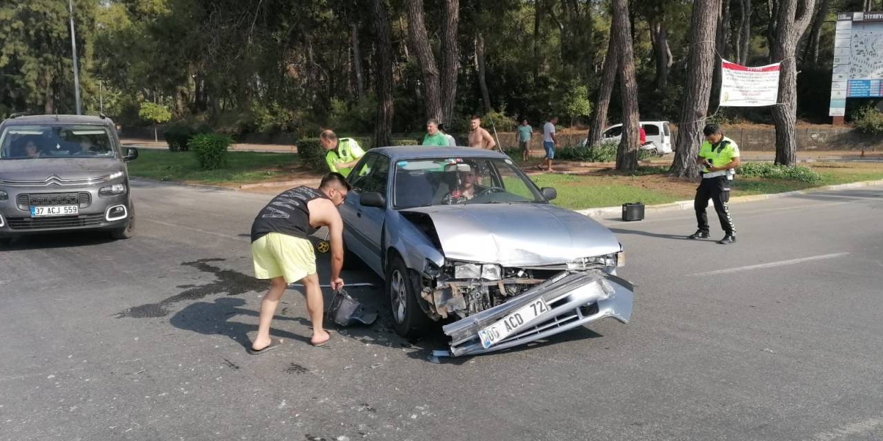 Manavgat’taki Kazada Şans Eseri Yaralanan Olmadı