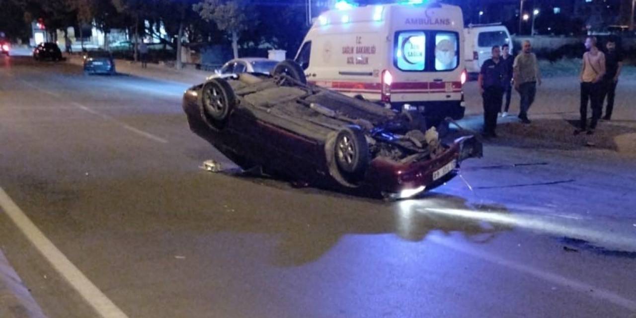 Otomobil Takla Attı: 2 Yaralı