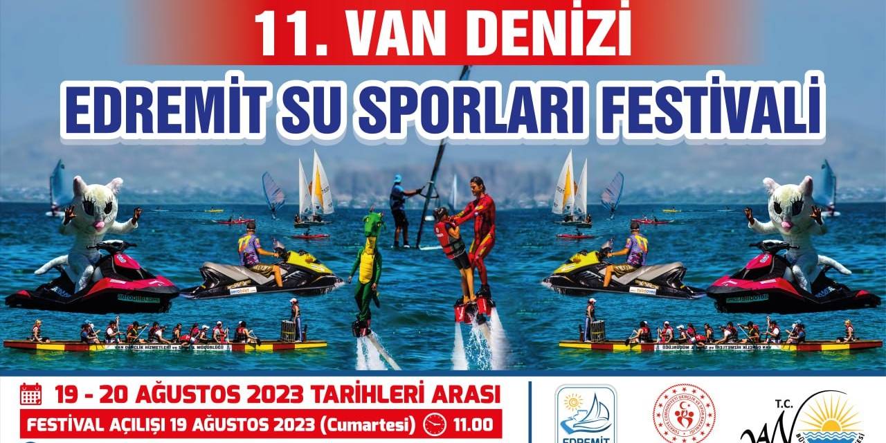 11. Van Denizi Su Sporları Festivali Başlıyor