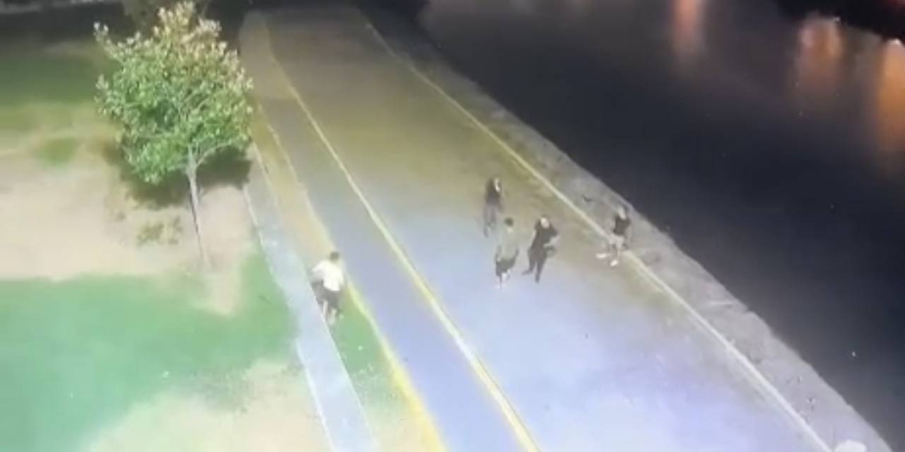 Beyoğlu’nda Korku Dolu Anlar Kamerada: Kurşun Bekçinin Başını Sıyırdı