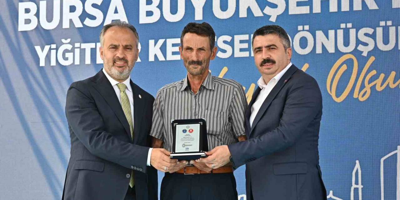 Bursa’da Büyük Dönüşümde İlk Anahtar Teslimi Yapıldı