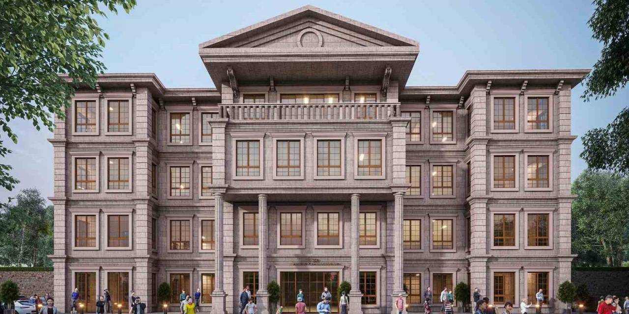 Ayvalık’ta Yeni Kaymakamlık Binasının İnşaatı Hızla Devam Ediyor