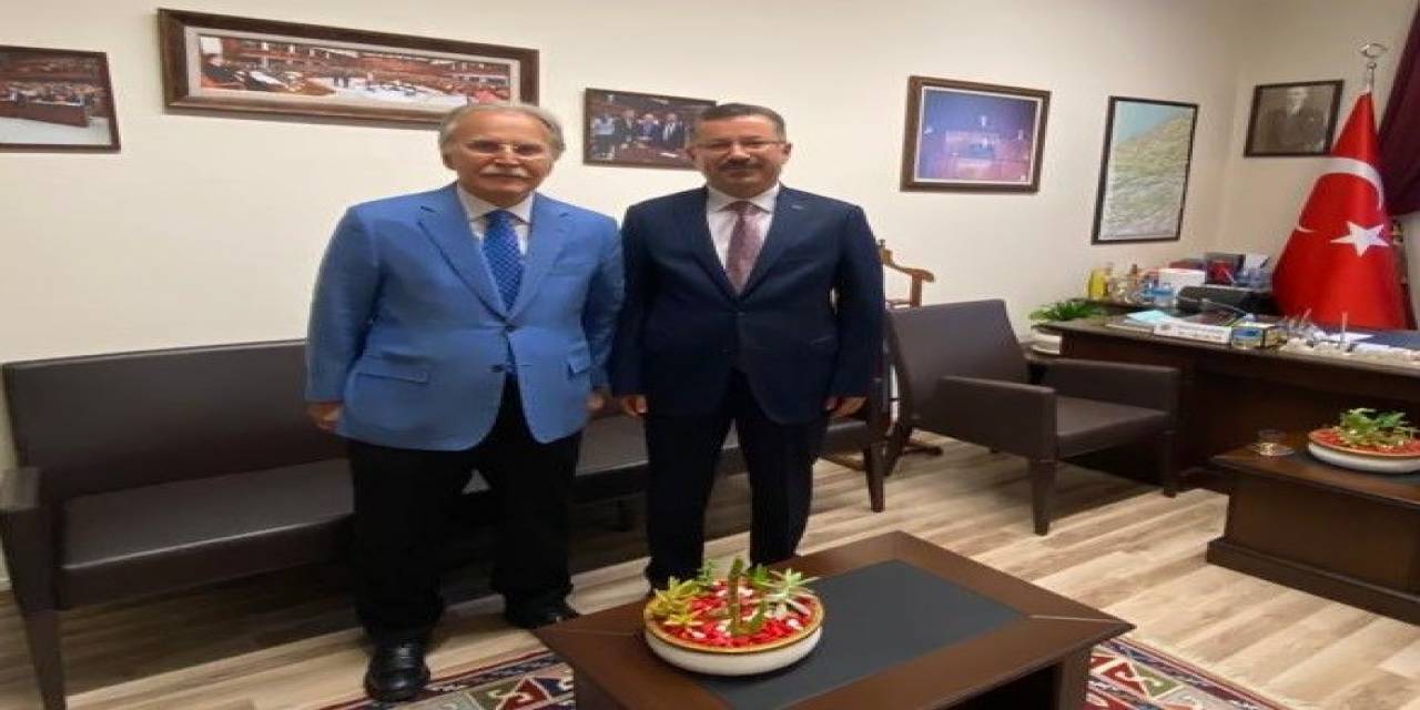 Rektör Kırışık, Cumhurbaşkanlığı Yik Üyesi Şahin İle Görüştü