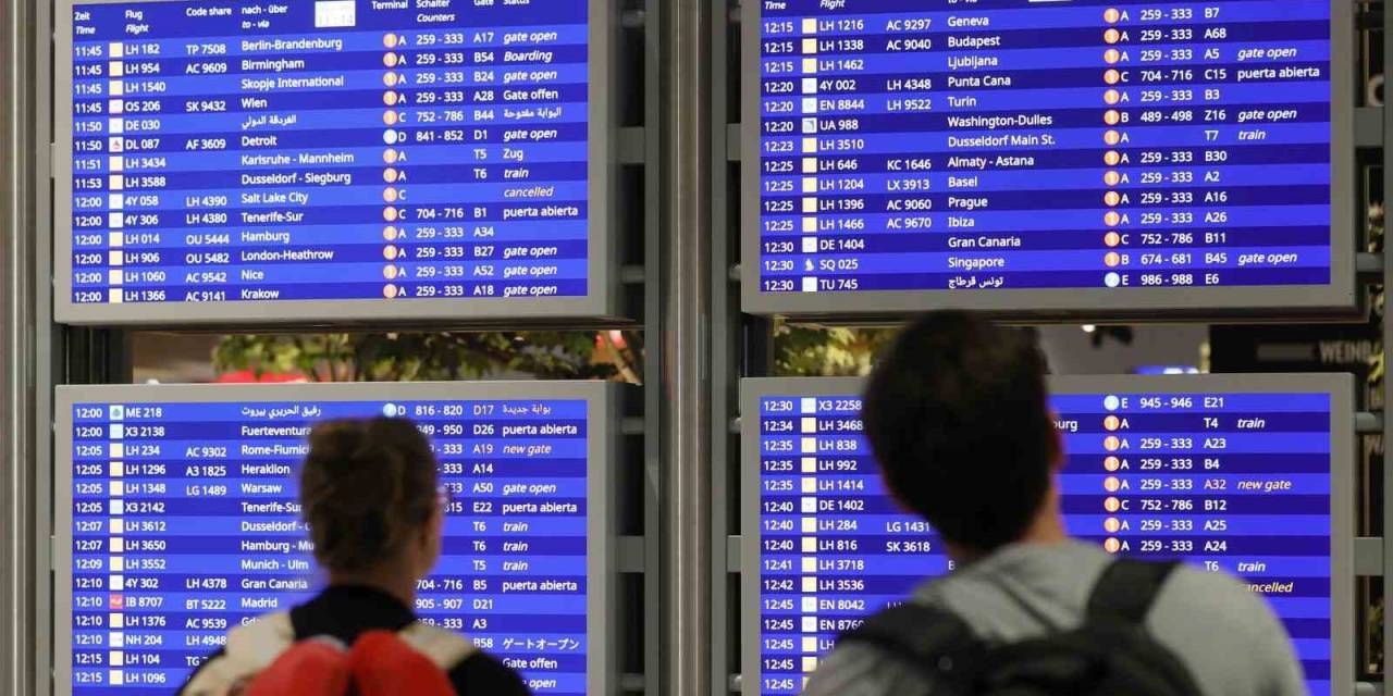 Frankfurt Havalimanı’nda Uçuşlar Normale Dönmeye Başladı
