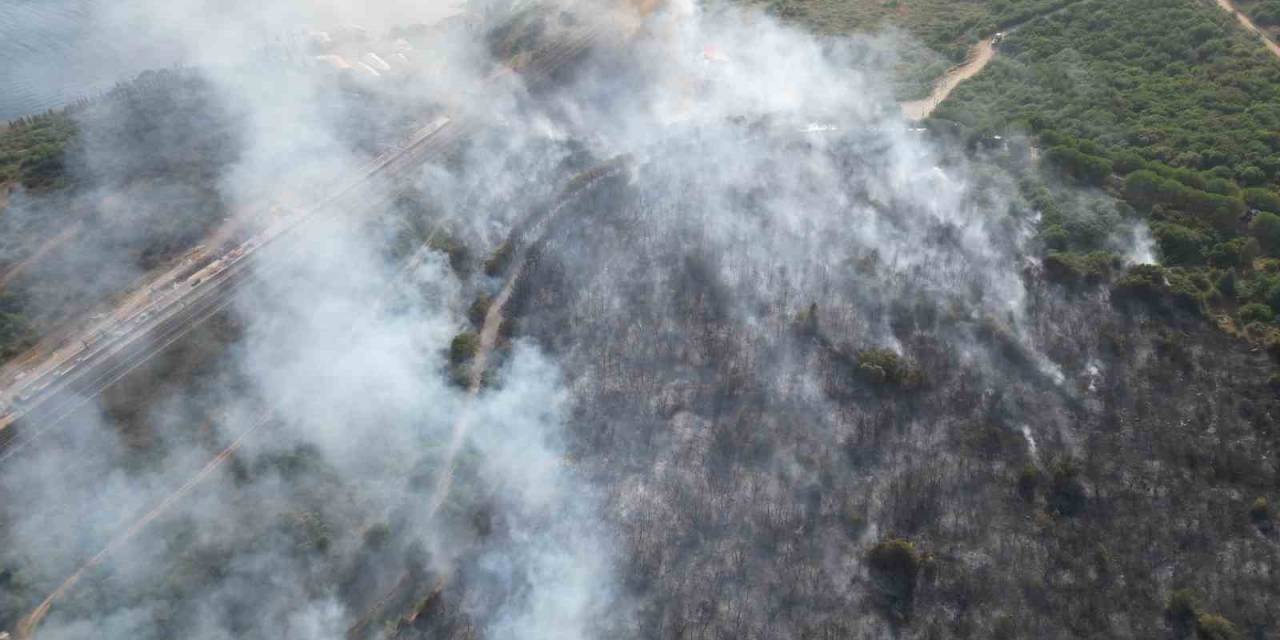Tübitak Yerleşkesinde Çıkan Yangına 4 Uçak Ve 2 Helikopterle Müdahale Sürüyor