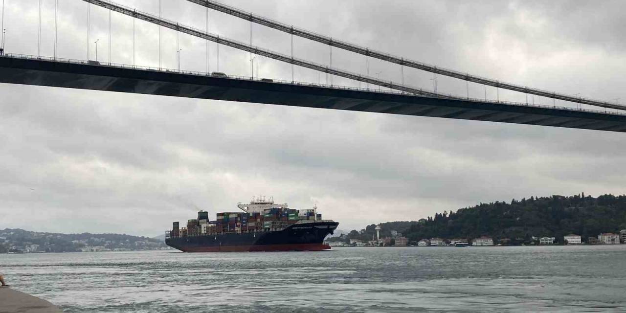 Tahıl Koridorundan Geçen Konteyner Yüklü İlk Gemi İstanbul’da