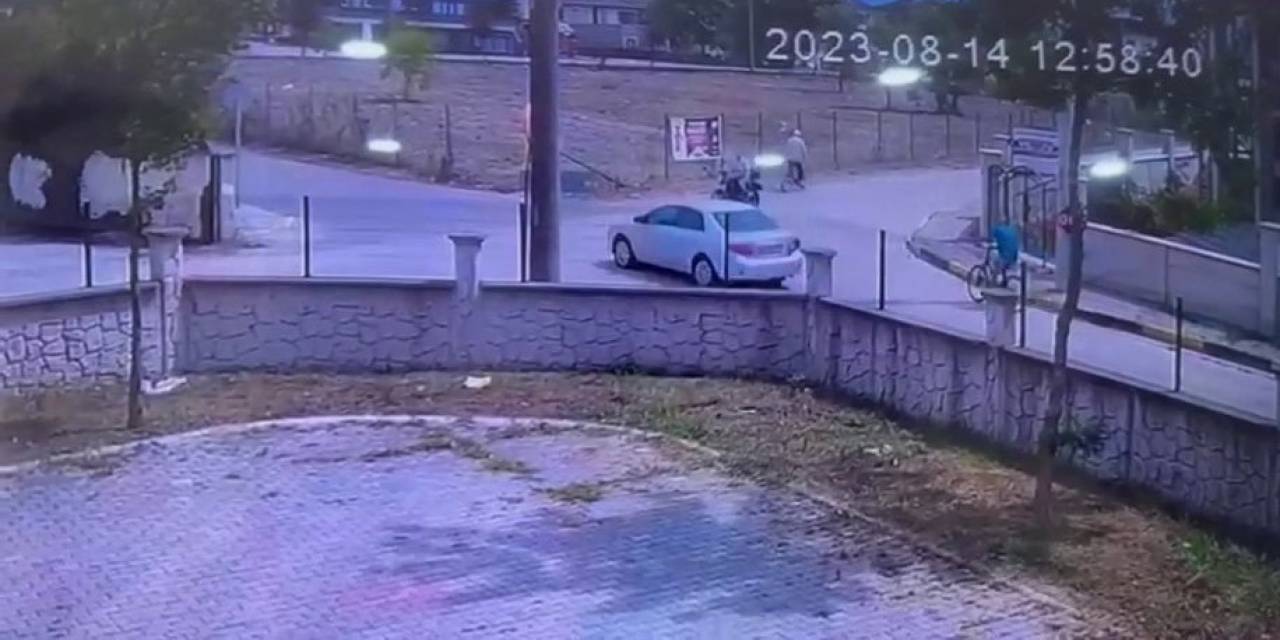Bir Kişinin Öldüğü Kaza, Güvenlik Kamerasına Yansıdı