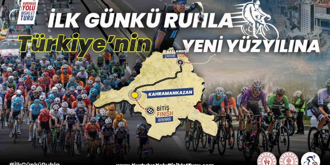 Kahramankazan’da Pedallar Milli Mücadele Ruhu İçin Dönüyor